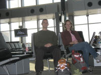 Zac and Sera at RDU airpot